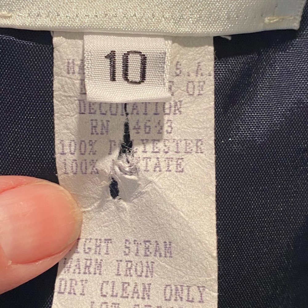 Watters & Watters Strapless Satin Evening Gown Formal Dress Size 10 Prom Wedding - Picture 6 of 6